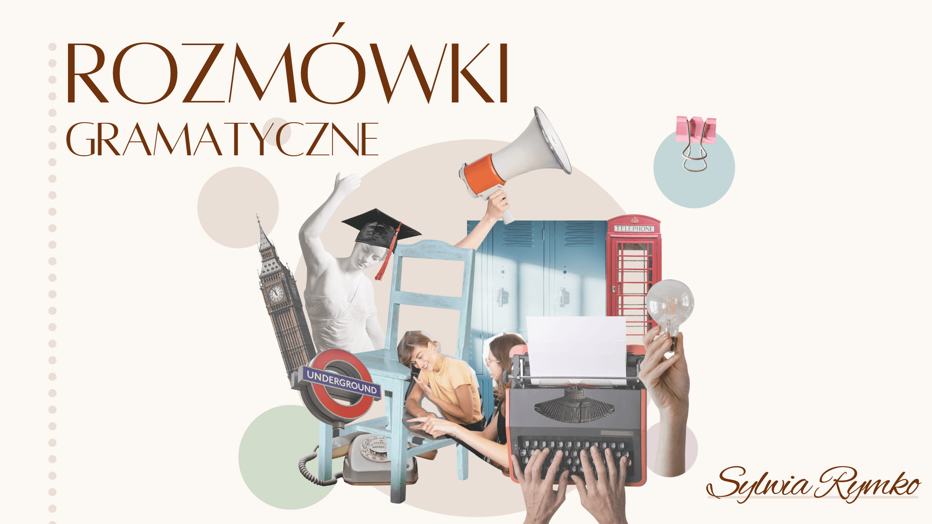 Okładka materiału rozmówki gramatyczne