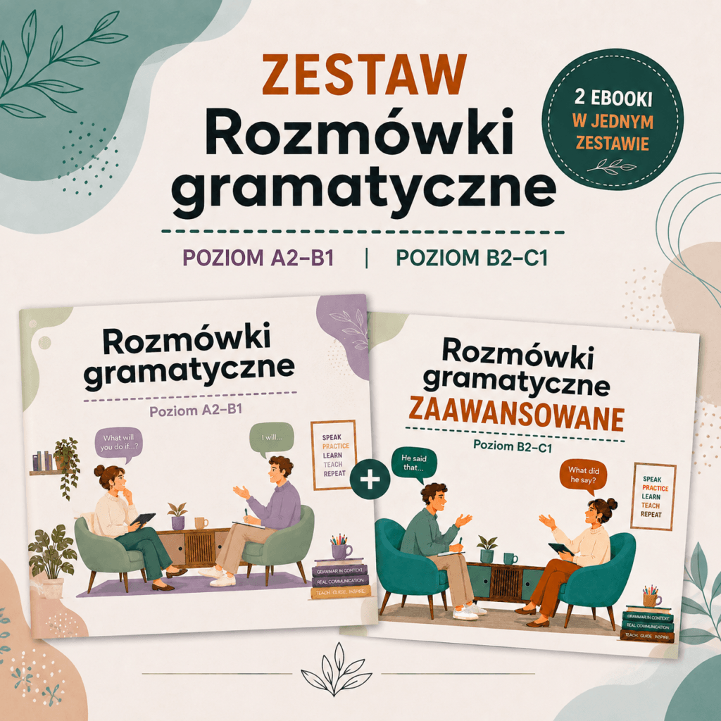 Zestaw: Rozmówki gramatyczne A2-B1 i B2-C1